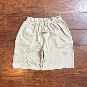 Fear of God Essentials 100% Authentic Beige Sweat Shorts Size XL